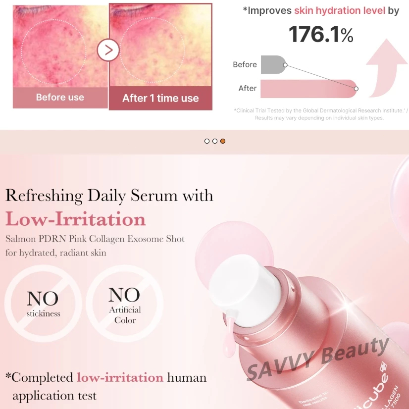 Tinh Chất Medicube PDRN Pink Collagen Exosome Shot 30ml/Da Căng Bóng