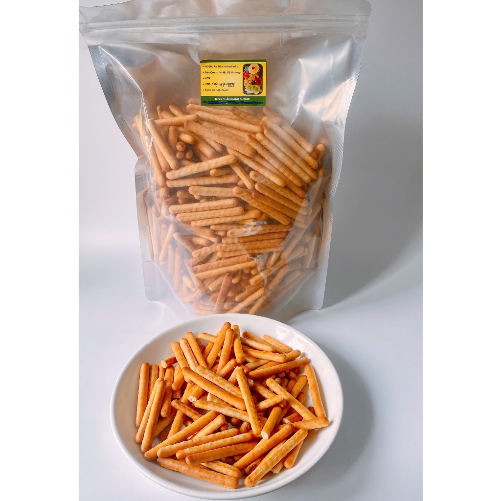 500g Bánh Quy Đũa Bơ Sữa Giòn,  Ngon, Béo