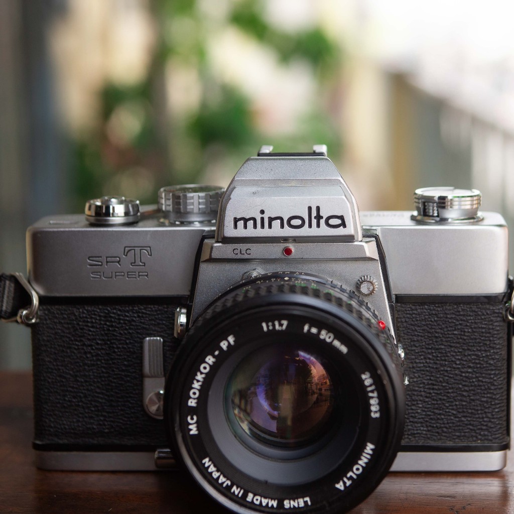 Minolta SRT Super (Silver/ Seri 1182419) – MC Rokkor PF 50mm f/1.7