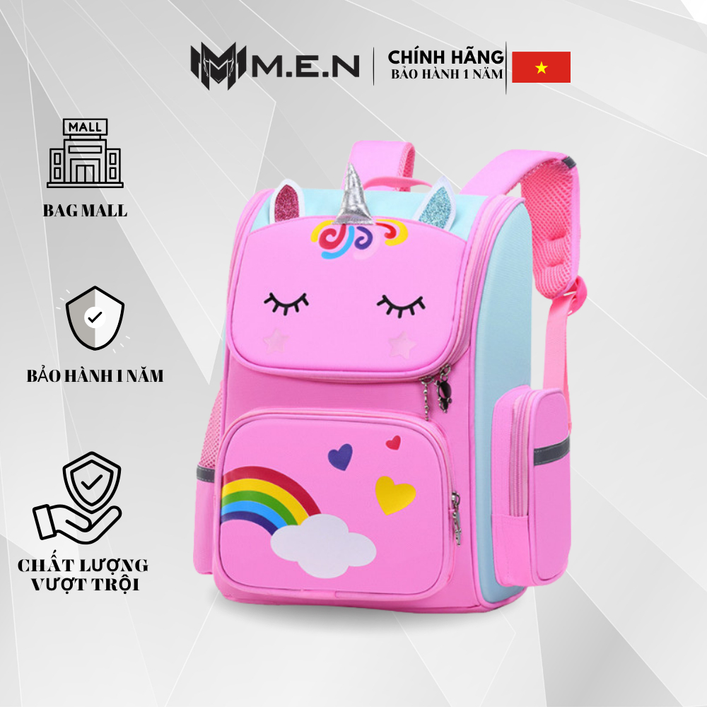 Balo chống gù bé trai bé gái đi học hình ngựa pony phản quang cao cấp [SIÊU SALE]