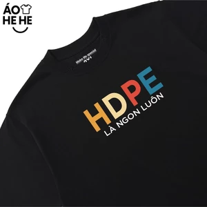 Áo thun Hài Hước HDPE Là Ngon Luôn Câu Nói Text Hài Form Rộng Cotton 230gsm