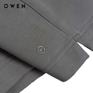 Owen - Quần nỉ Regular Fit SN256141 màu Xám nhạt chất liệu Cotton poly spandex