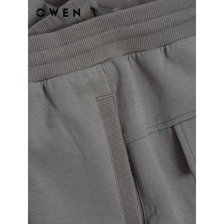 Owen - Quần nỉ Regular Fit SN256141 màu Xám nhạt chất liệu Cotton poly spandex