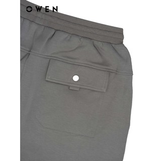 Owen - Quần nỉ Regular Fit SN256141 màu Xám nhạt chất liệu Cotton poly spandex