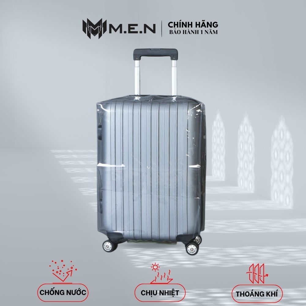 Áo trùm vali trong suốt Size 20 -24-28 inch không viền toàn diện siêu dầy lastic