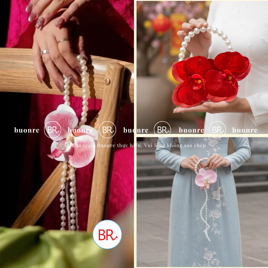 Set Nguyên Liệu Hoa Lan Cầm Tay Cô Dâu – Phụ Kiện Bouquet, Décor Cưới, Chụp Ảnh Áo Dài Tết Sang Trọng 03132 | BigBuy360 - bigbuy360.vn