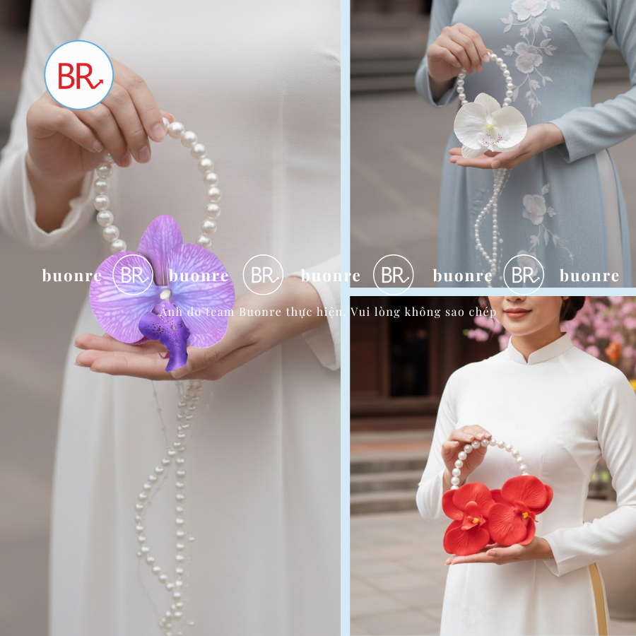 Set Nguyên Liệu Hoa Lan Cầm Tay Cô Dâu – Phụ Kiện Bouquet, Décor Cưới, Chụp Ảnh Áo Dài Tết Sang Trọng 03132 | BigBuy360 - bigbuy360.vn