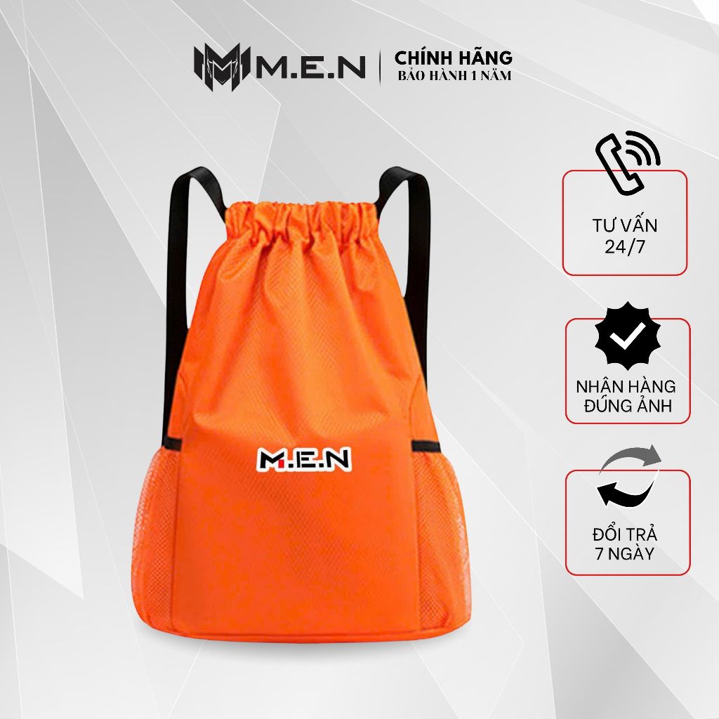 Balo dây rút vải PVC có chữ Men và túi rút trơn không chữ 7 màu sắc siêu đẹp [FREESHIP]