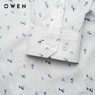 Owen - Áo sơ mi dài tay Regular Fit AR255034DT màu Xanh nhạt chất liệu Nano