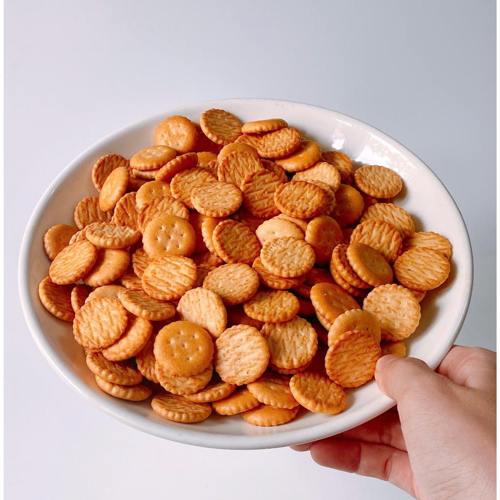 Bánh Quy Bơ Sữa thơm, bùi hình tròn 1Kg/500g/200g