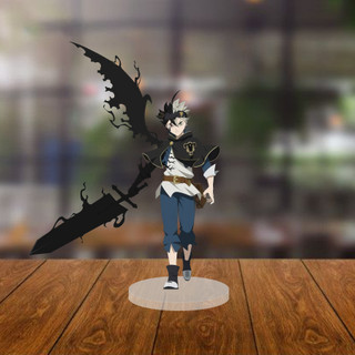 Mô Hình Acrylic Black Clover, Trang Trí Bàn, Quà Tặng Anime