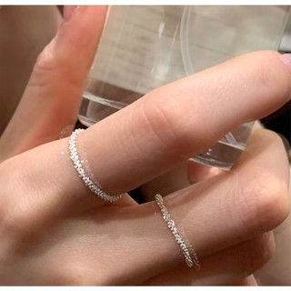Nhẫn Nữ Mảnh Bạc Tối Giản – Nhẫn Trơn Đeo Ngón Tay Thời Trang