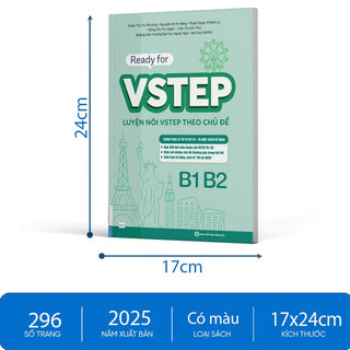 Sách - Ready for VSTEP - Luyện nói VSTEP theo chủ đề B1 B2