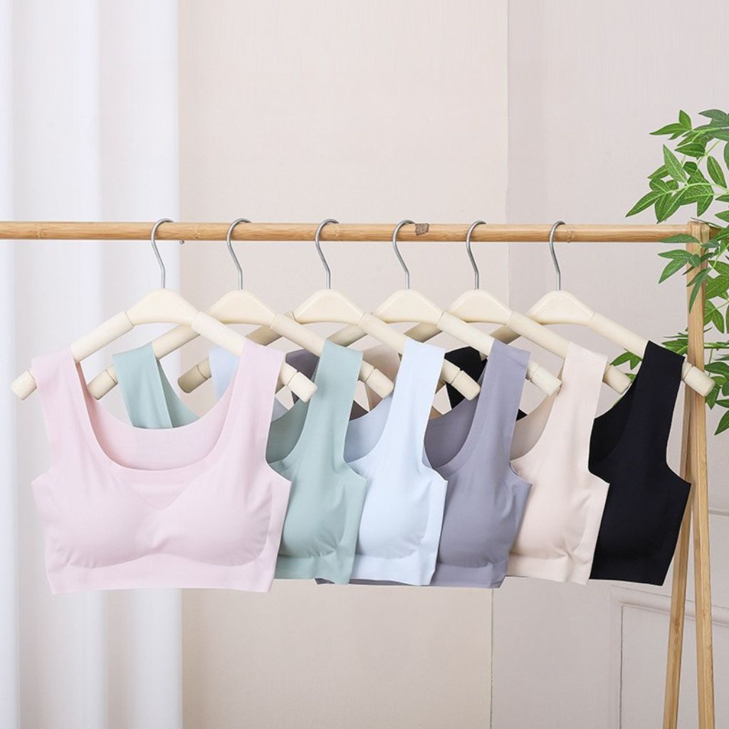 Áo lót bra nữ su mềm mại thoáng mát co giãn êm ái- Áo ngực nữ không gọng đệm mút bàn tay mỏng A5262