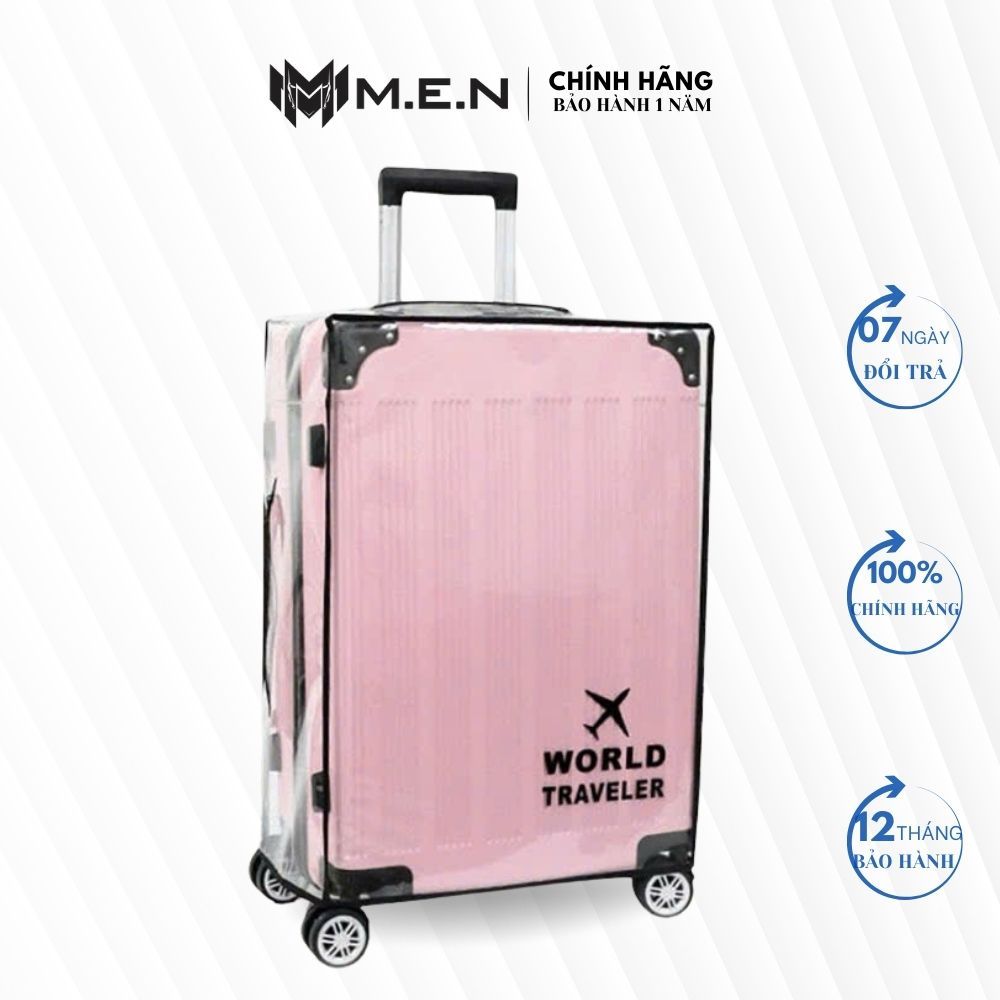 HCM Trùm bọc vali nhựa 20-24-28-30 inch trong suốt có dây kéo các khe mới hiện đại hơn {Hàng chất lượng}