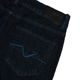 Owen - Quần jeans Regular Fit QJR258015 màu Xanh đậm chất liệu Cotton Spandex 99/1