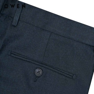 Owen - Quần tây Slim Fit Tăng đơ QST257105 màu Xanh tím than chất liệu TR Spandex