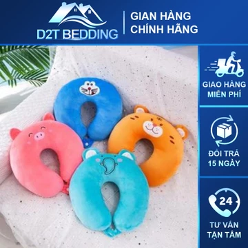 Gối Chữ U Kê Cổ, Gối Kê Cổ Chống Đau Mỏi Vai Gáy Văn Phòng, Đi Máy Bay, Du Lịch Nhiều Màu
