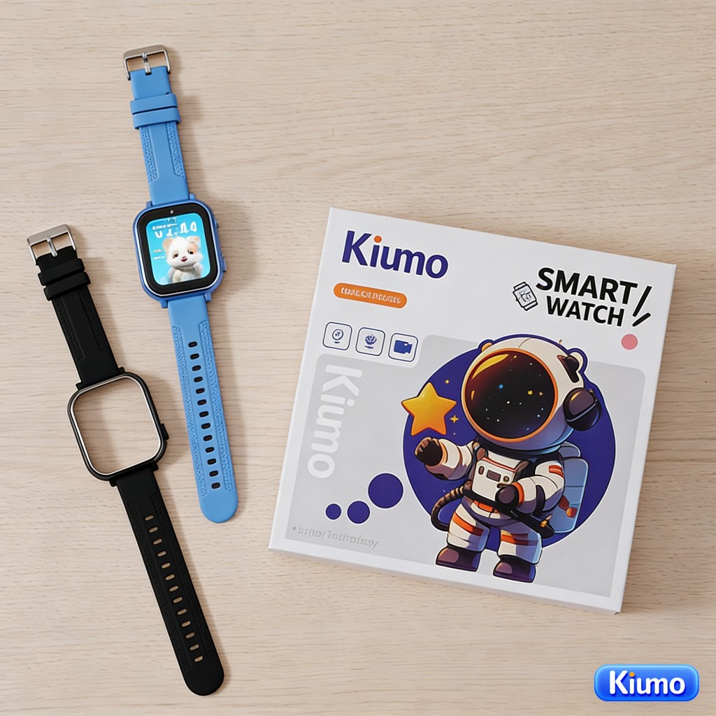 【T59C】Kiumo Đồng Hồ Thông Minh Trẻ Em 4G T59 Màn Hình IPS 1.83 inch Camera 8MP Định Vị LBS GPS WiFi Pin 750mAh