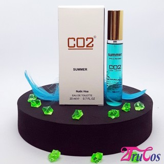 Nước hoa CO2 Ống (Unisex, Summer EDT 20ml, Cây viết For You 10ml, dạng xịt, lưu hương 6-10h) 2Trucos