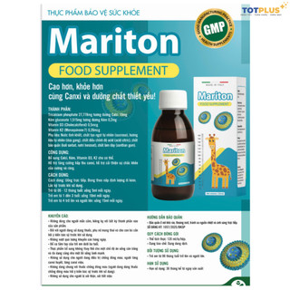 Canxi Mariton - Bổ sung canxi, vitamin D3,K2 hỗ trợ xương chắc khỏe - nhập khẩu Italia