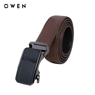 Owen - Thắt lưng BELT256259 màu Nâu chất liệu Da bò