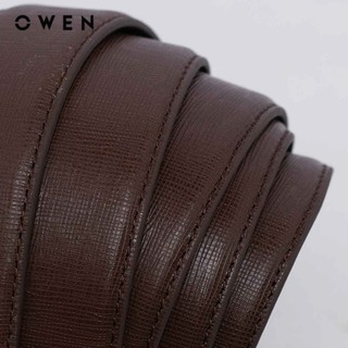 Owen - Thắt lưng BELT256259 màu Nâu chất liệu Da bò
