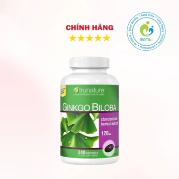 Trunature Ginkgo Biloba, Mỹ (340v) tăng cường tuần hoàn não