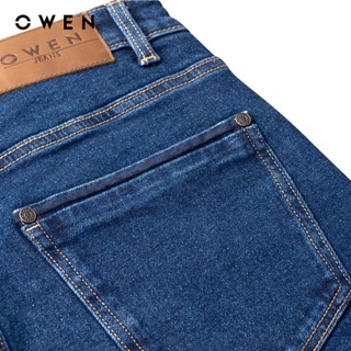 Owen - Quần jeans Regular Fit QJR241259 màu Xanh chất liệu Cotton Spandex