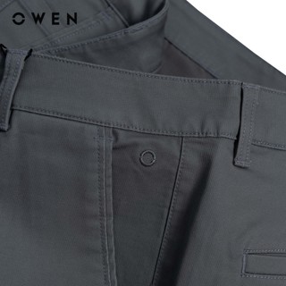 Owen - Quần khaki Regular Fit QKR256100 màu Xám chất liệu CVC Spandex