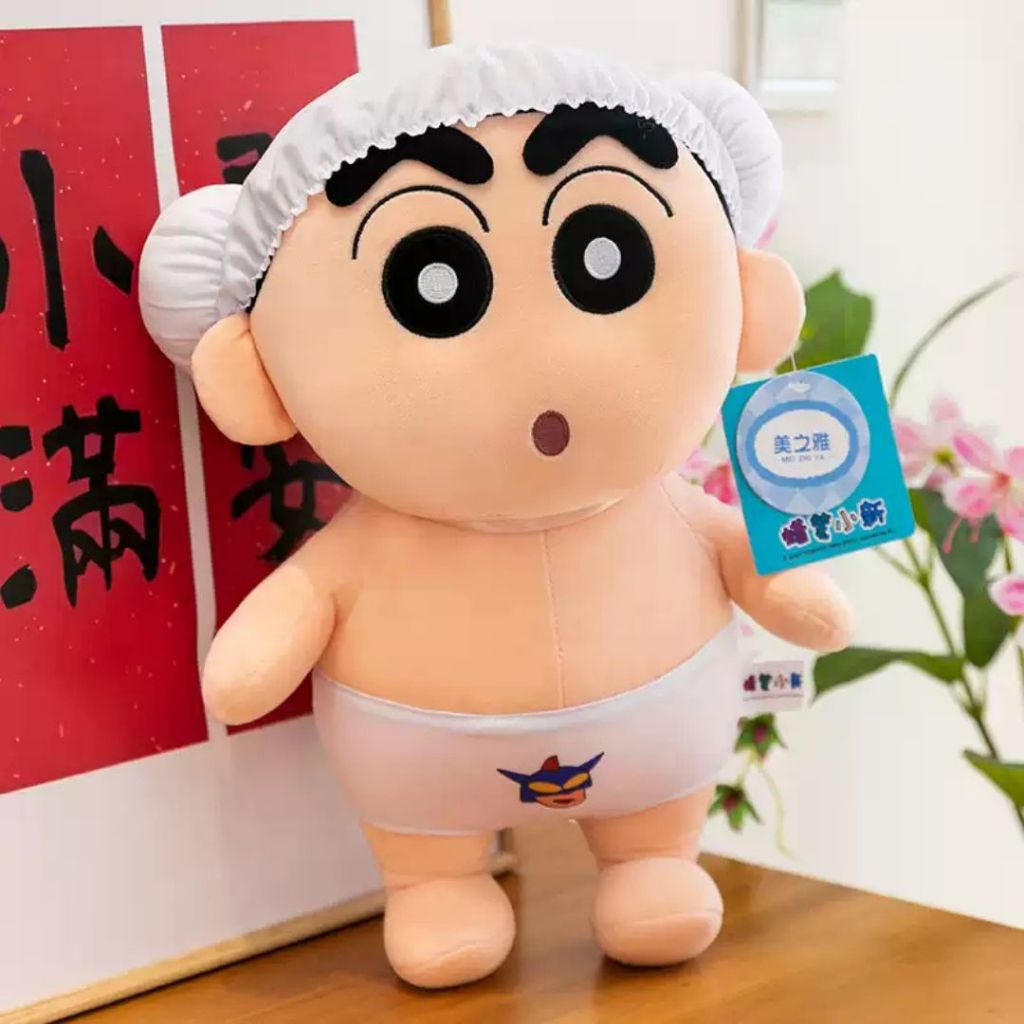 Gấu Bông Shin Cậu Bé Bút Chì Hài Hước, Shin Chan Nhồi Bông Cute Làm Quà Tặng Cho Bé, Bạn Trai,Bạn Gái.Babisu