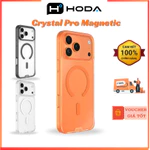 [ Chống Sốc ] Ốp Hoda Crystal Pro Viền TPU Dẻo Chống Sốc Đạt Chuẩn - Tích Hợp Sạc Không Dây cho iP 17/16/15 Series — ảnh 1