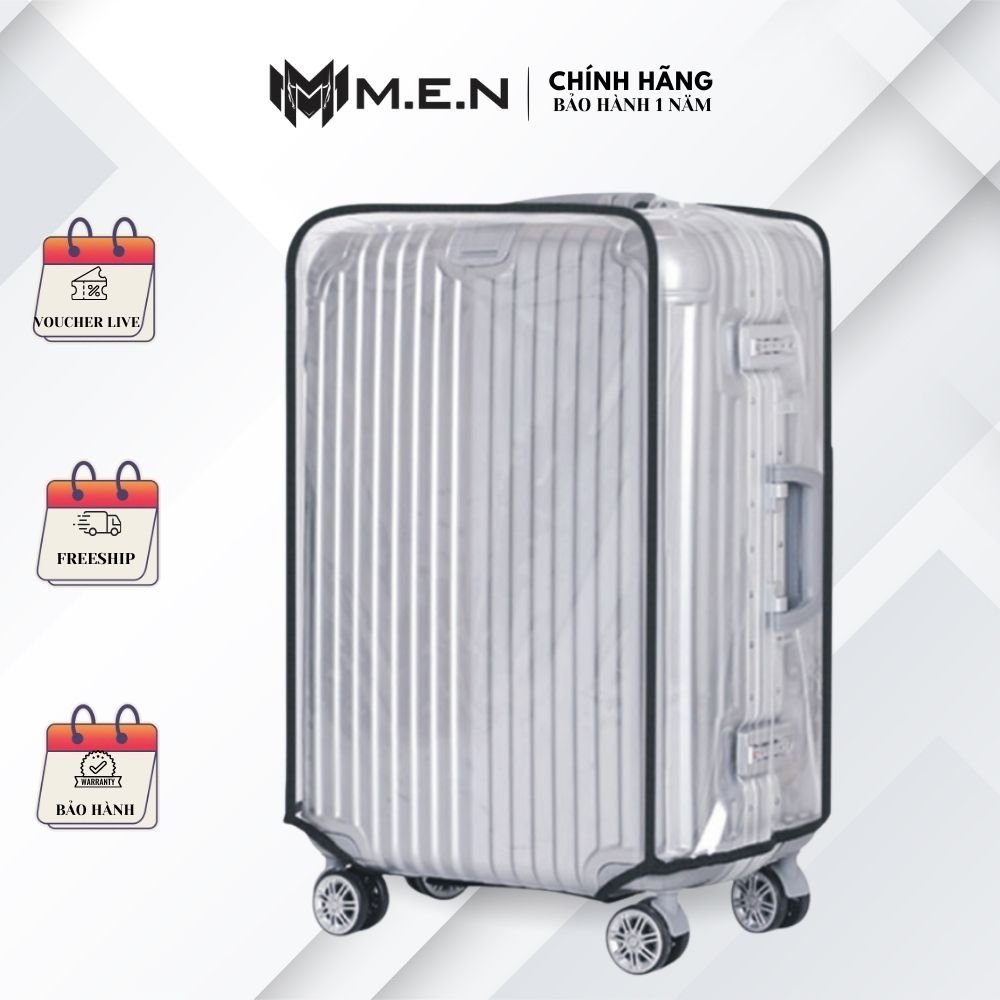 Bao trùm vali bảo vệ trong suốt có viền chống nước size 20/22/24/26/28/30 [DEAL SỐC]