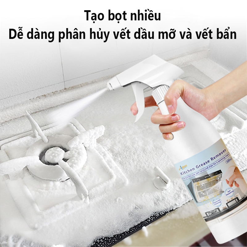 Chất tẩy dầu mỡ 500ml  chai lau bếp đa năng tẩy xoong nồi hút mùi bếp gas 】