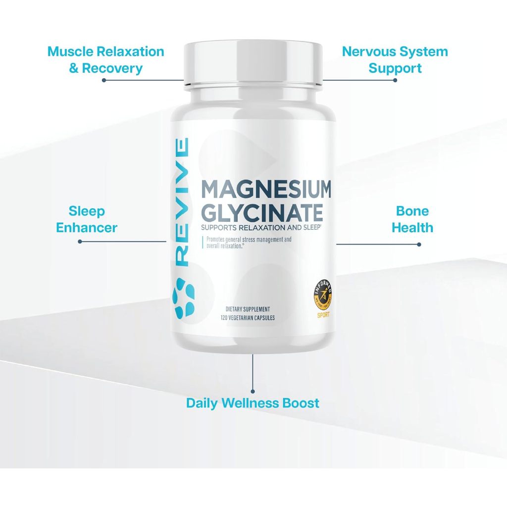 Revive Magnesium Glycinate 200mg – Giảm căng thẳng, stress hiệu quả