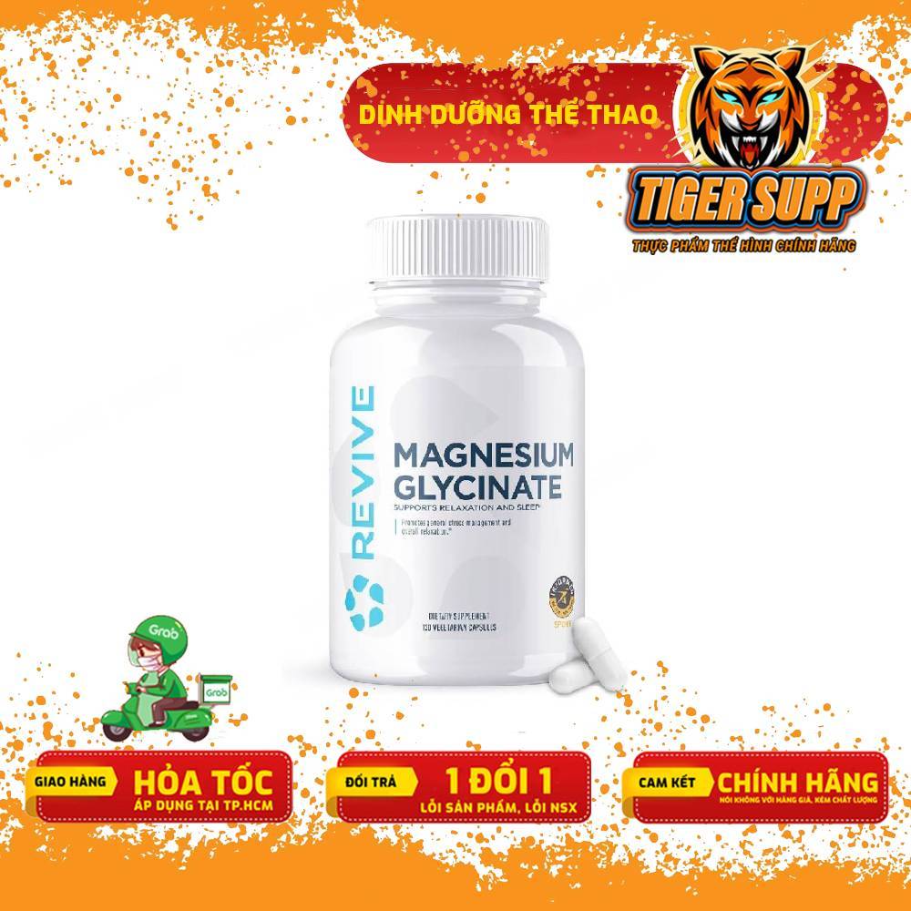 Revive Magnesium Glycinate 200mg – Hỗ Trợ Thư Giãn Thần Kinh