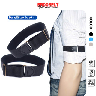 Cặp đai đeo giữ tay áo sơ mi, áo dài chống tuột co giãn chất poly 2cm có thể tùy chỉnh size PKK10