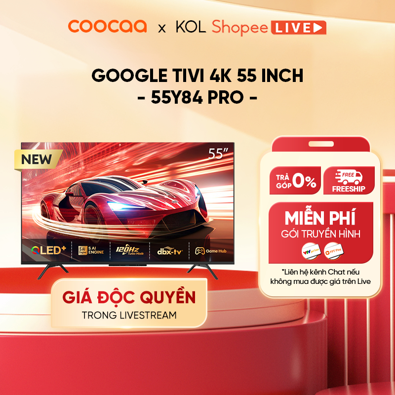 Smart TV Coocaa 55Y84 Pro 55 inch