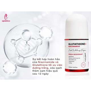 Lăn Nách Angel's Liquid Glutathione Dưỡng Trắng Mát Lạnh Khử Thâm 60ml
