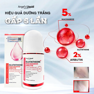 Lăn Nách Angel's Liquid Glutathione Dưỡng Trắng Mát Lạnh Khử Thâm 60ml