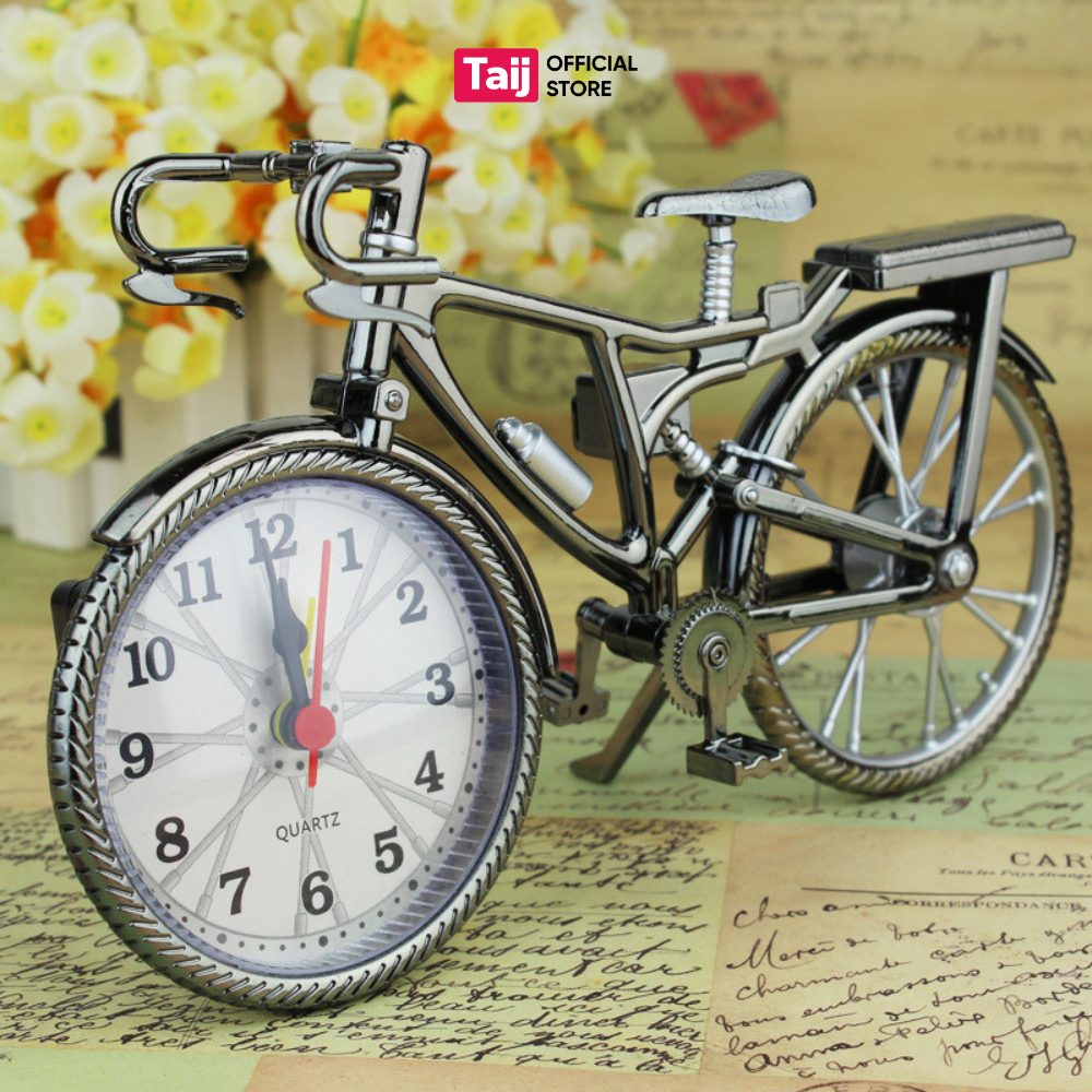 Đồng Hồ Báo Thức Chuông To, Mô Hình Tàu Hỏa, Moto, Xe Máy, Xe Đạp, Xe Ben Phong Cách Cổ Retro Để Bàn Taij123