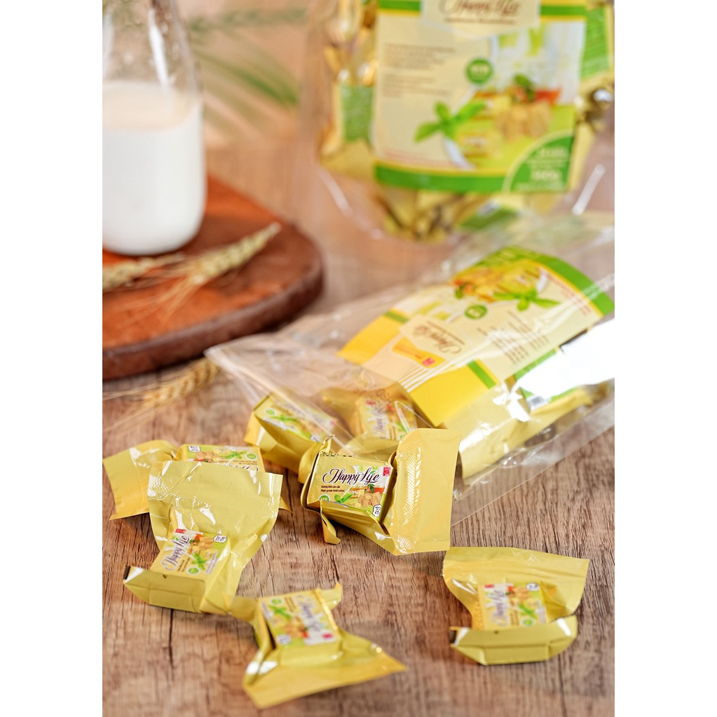 Lương khô Happy life mini 180g ăn kiêng tiểu đường(12 viên)