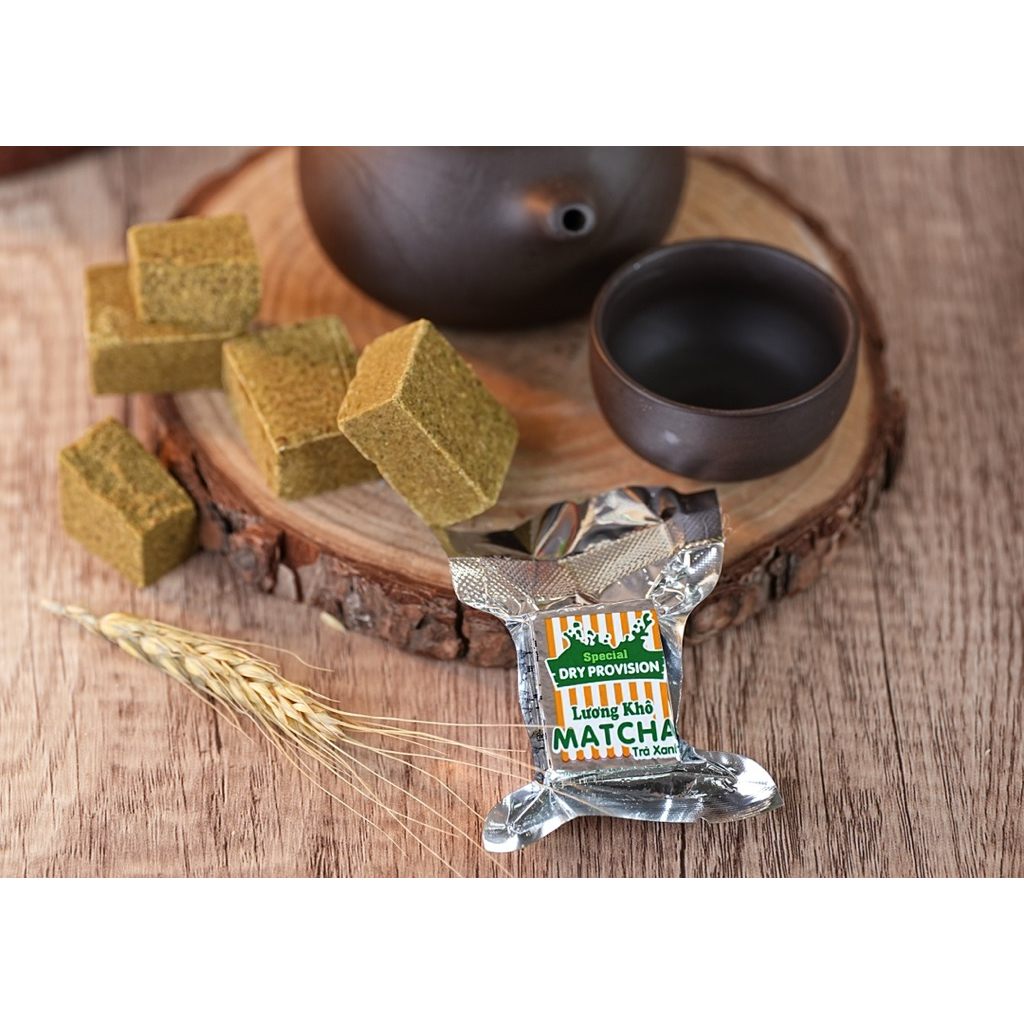 Lương khô vị matcha trà xanh 180g
