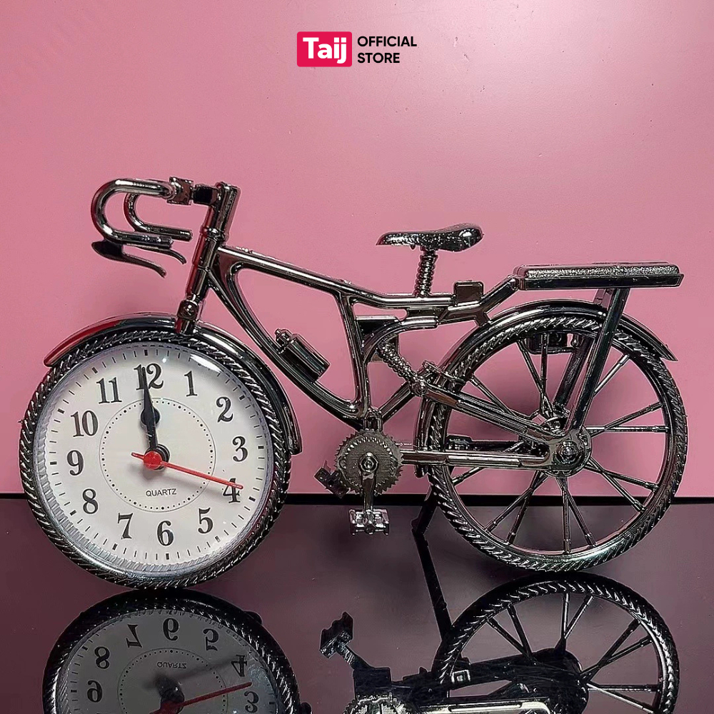 Đồng Hồ Báo Thức Chuông To, Mô Hình Tàu Hỏa, Moto, Xe Máy, Xe Đạp, Xe Ben Phong Cách Cổ Retro Để Bàn Taij123