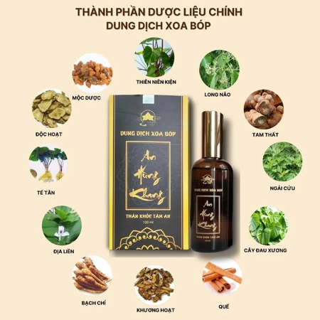 Tinh Dầu Xoa Bóp Thông Kinh Lạc - Giảm Đau Tê Buốt Xương Khớp 100ml Chính Hãng - Đạt chất lượng ISO 13485