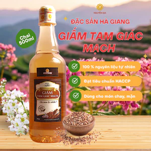 Giấm Tam Giác Mạch Lên Men Tự Nhiên Nguyễn Gia 500ml NGG009