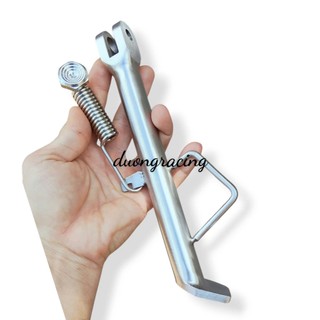 Chân chống nghiêng inox 304 gắn cho xe Raider - Satria dày 3mm (kèm ốc + lò xo) caoduongracing