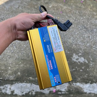 Bộ kích điện xe đạp điện 48V–60V lên 220V – Công suất 1500W, sẵn jack cắm