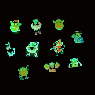 Charm phát sáng: Bộ 10 Charm gắn dép chú mèo đi hia