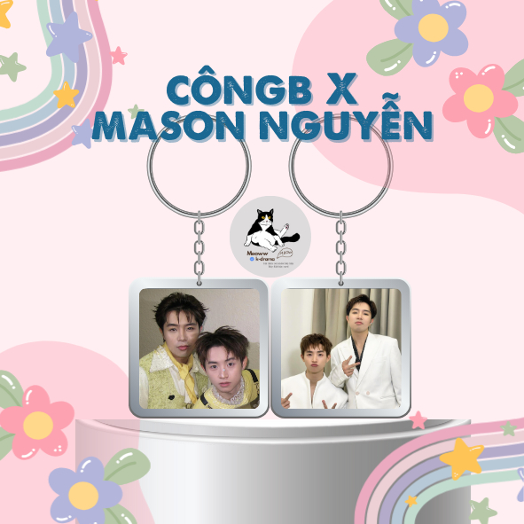 combo 2 móc khoá/keyring otp anh trai say hi 2025 - atsh 2025 CôngB - Mason Nguyễn
